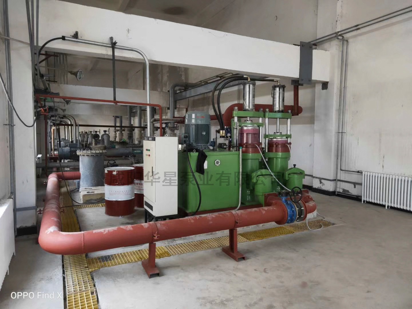 新機調試客戶螺桿泵改換柱塞泵1